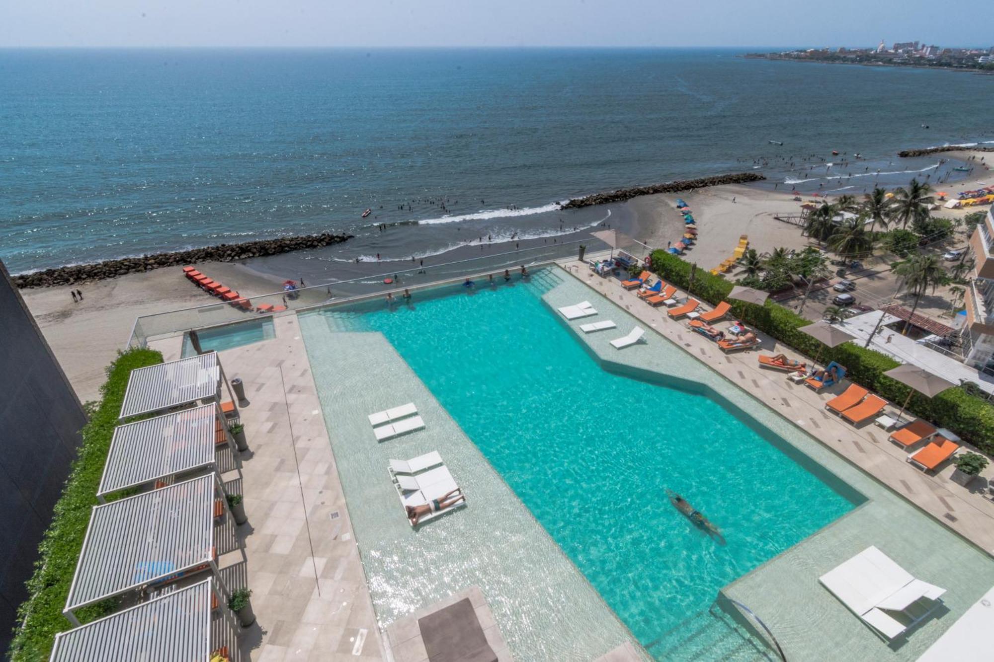 41St Fl Beach Condo In Bocagrande Cartagena Exteriör bild