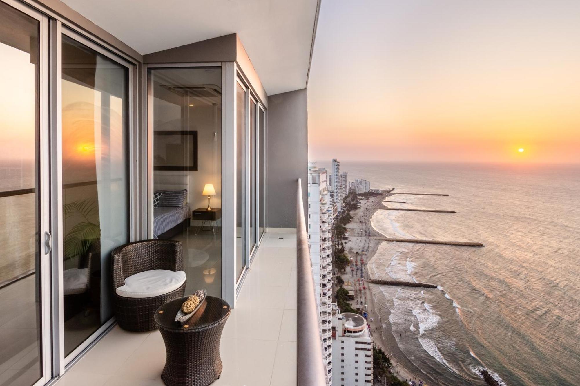 41St Fl Beach Condo In Bocagrande Cartagena Exteriör bild