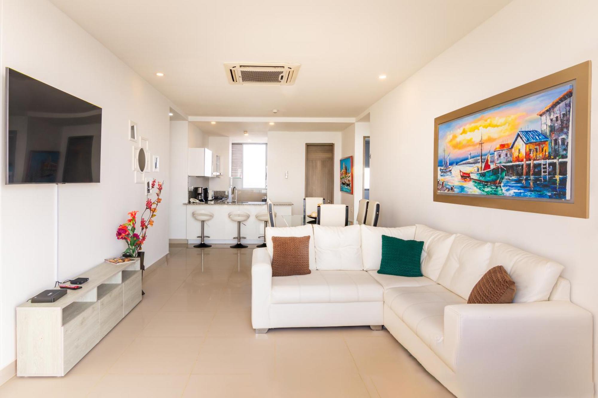 41St Fl Beach Condo In Bocagrande Cartagena Exteriör bild